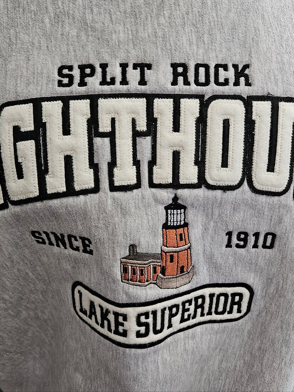 Vintage Signature Concepts Unisex Large Crewneck, Split Rock Lighthouse - Picture 3 of 6